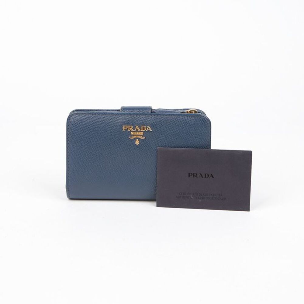 Metal Logo Compact Wallet